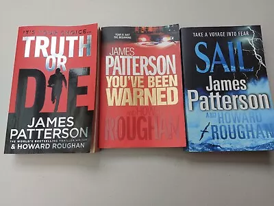 Bulk Book Lot X 3 Books By James Patterson And Howard Roughan In Aust To Post • $35