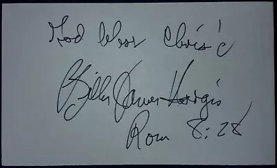$149.99 • Buy RARE Billy James Hargis Signed Card JFK Assassination Edwin Walker Lee H Oswald