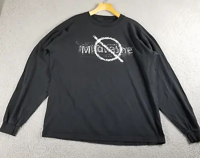 Vintage Mudvayne Shirt 2001 I Am Nothing Men XL Nu Metal Long Sleeve 24X30 Flaw • $49.88