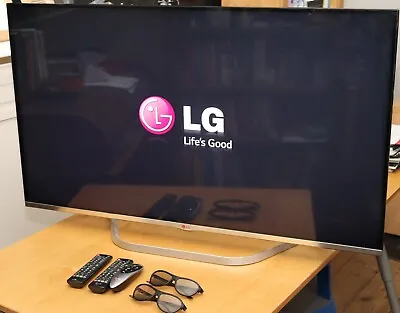 £125 • Buy LG 47LB700V Full HD 1080p Freeview HD Smart 3D LED TV + Glasses And Magic Remote