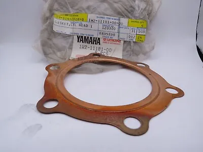 NOS Yamaha MX175 DT175 IT175 1977-1981 Genuine Cylinder Head Gasket 1W2-11181-00 • $26.99