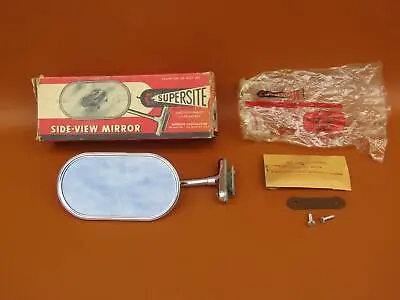 Vintage 1940's-1960's Chevy Ford Mopar NOS In Box Supersite Outside Door Mirror • $199.99