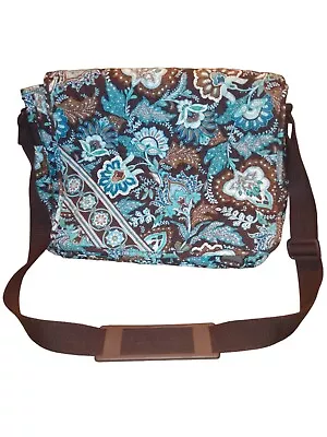 Vera Bradley Java Blue Messenger Bag Crossbody Bag • $26.95