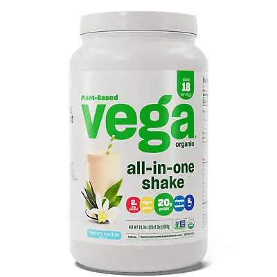 Vega One Organic All-in-One Plant Protein Powder French Vanilla 24.3oz USA • $79.89