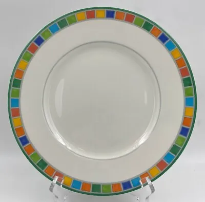 Villeroy & Boch Twist Alea Caro Salad Plate (s) White With Color Blocks • $19.99