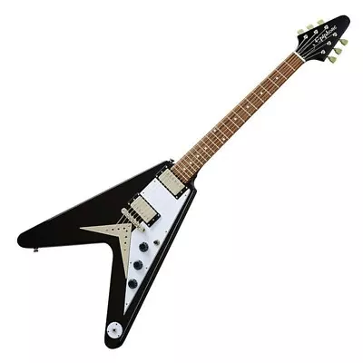 Epiphone Flying V Ebony Inspired By Gibson Collection Guitar With Soft Case • $644.99