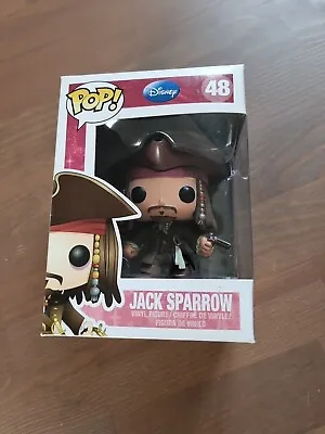 Funko Pop Jack Sparrow 48 Disney Pirates Of The Caribbean Johnny Depp • £40