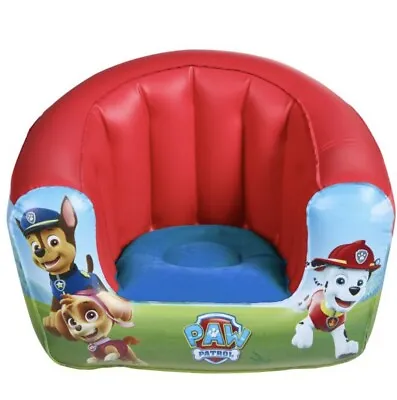 £14.99 • Buy NEW PAW Patrol Flocked Chair Soft And Cosy Fun Inflatable Seat Children Kids Toy
