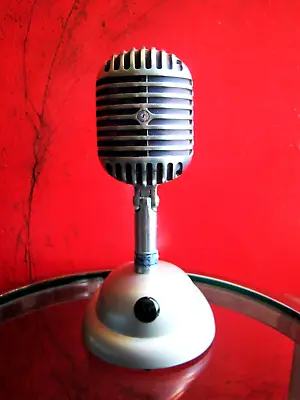 £511.65 • Buy Vintage 1940's Shure Brothers 55 Fatboy Microphone Elvis Deco W S-36 Stand # 14