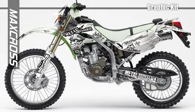 $144.46 • Buy Kawasaki Klx250sr 2005-2007 Klx250d-tracker 2004-2007 Maxcross Graphics Kit Mm1