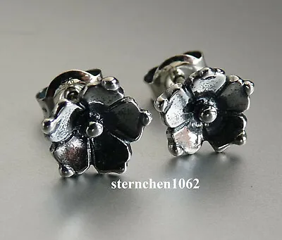 Trollbeads * Jasmine Earrings * Carolina Jessamine Studs * DAYA-00084 * Silver • $58.84