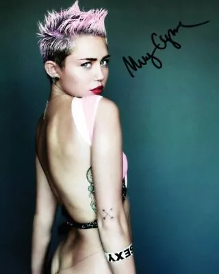 Miley Cyrus Autograph Signed Photo Print • £6.89