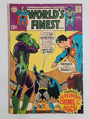 World's Finest #183 (vg) 1969 Neal Adams Cover Art Silver Age Batman & Superman • $0.99