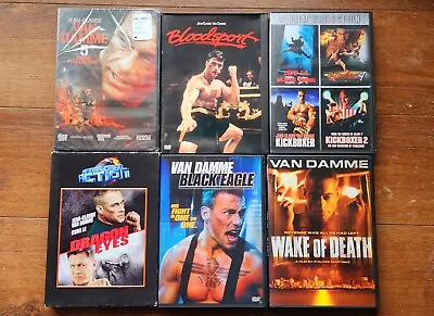 Jean-Claude Van Damme Movie Collection - Bloodsport / Dragon Eyes /Kickboxer Etc • $38.99