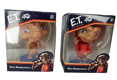 E.T. Extra Terrestrial Mini Bobblehead 40th Anniversary Universal Culturefly 2pc • $27.99