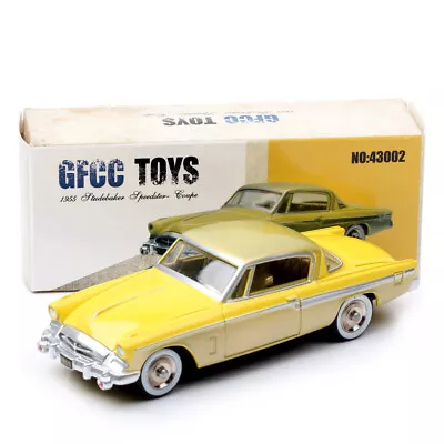 1:43 Scale GFCC 1955 Studebaker President Speedster Coupe Model Car Diecast Toy • $17.86