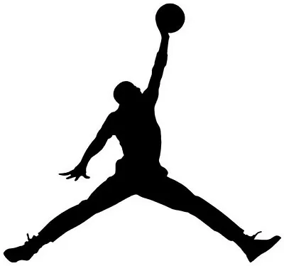 Michael Jordan Jump Man Logo Decal Basketball Sticker • $10
