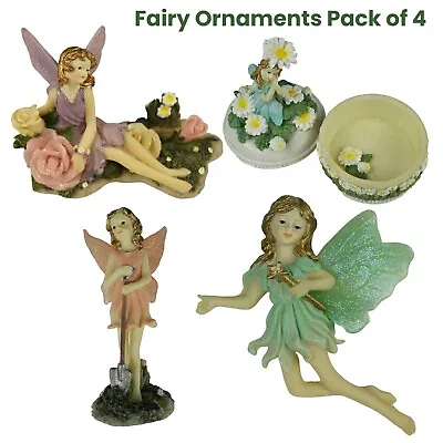 Flower Fairies Colourful Garden Home Ornament Fairy Figurines 1pc • £4.99