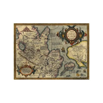 Vintage TARTARIA Map Poster Prints Gift A1 A2 Maxi Large • $6.93