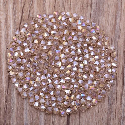 $1.48 • Buy 200pcs 2mm Glass Crystal Bicone Beads Loose Beads DIY Jewelry Make #5301 