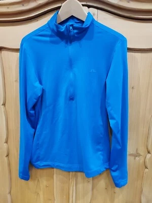 £40 • Buy J Lindeberg Mens Luke Mid Layer Zip Top.  Pullover Long Sleeve. Size Small.