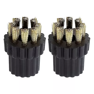 2pcs Steam Cleaner Brass Brush Head Replacement Parts  Fit For Steam Mop X5 • $8.36