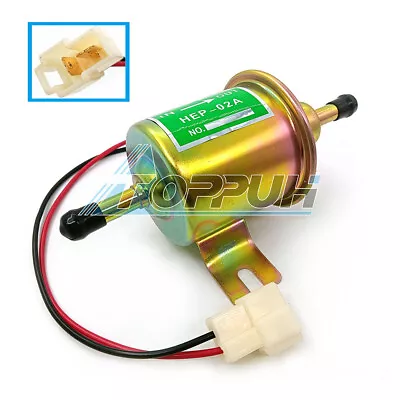 $7.83 • Buy Universal Electric Fuel Pump HEP-02A 12V Inline Low Pressure Gas Diesel