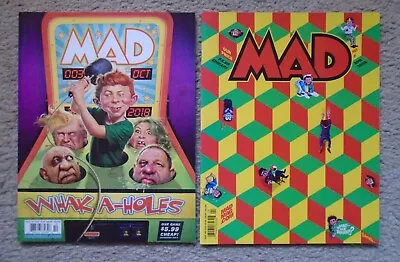 MAD Magazine Lot Of 2 #s 3 & 6 Oct 2018 & April 2019 NM • $12.99