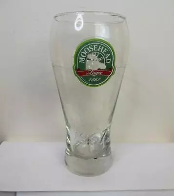 Moosehead Lager  Pint Glass Canada Raised Moosehead On The Back • $15