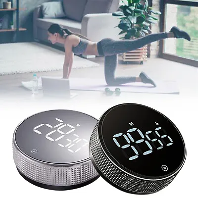 £7.69 • Buy LED Digital Timer Manual Countdown Alarm Clock Magnetic Stopwatch Shower Timer 