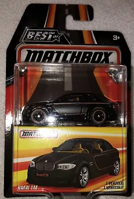 Best Of Matchbox - Series 1 - 2013 BMW 1M Coupe Black  New In Box SAME DAY SHIP • $15.99