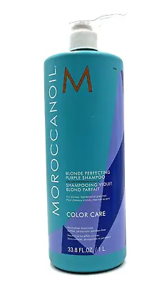 Moroccanoil Blonde Perfecting Purple Shampoo 33.8 Oz • $55.95