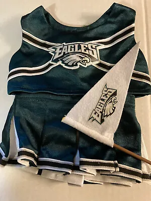 $10 • Buy Philadephia Eagles NFL Build-a-bear Cheerleading Outfit For Doll, Dog Or Baby