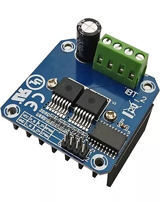 Double BTS7960 High Power Motor Driver Module 43A H-bridge Current Limit • $16