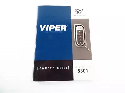 Viper Model Remote Control Transmitter Owner's Manual Only • $12.99