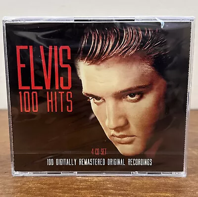 Elvis Presley 100 Hits. 4CD Set. Remastered Original Recordings. New. Sealed. • $10.39