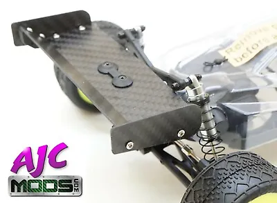 AJC Mods Upgrade Carbon Fiber Rear Wing Spoiler For Losi Mini-B 2.0 1/16 Buggy  • $18.95