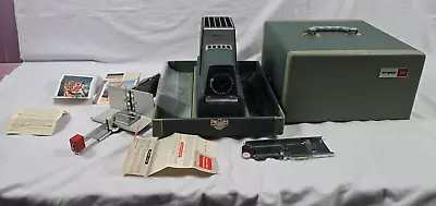 ARGUS 300 VINTAGE LIGHTED SLIDE PROJECTOR WITH CASE - Tested And Working • $49.99