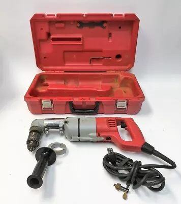 FULLY TESTED! Milwaukee 1107-1 1/2  Inch Right Angle Drill Corded Electric 120v • $139.99