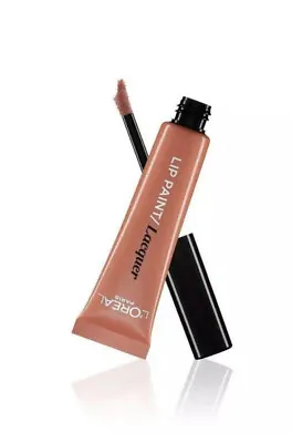 L'Oreal Lip Paint Lacquer Lipstick Beige Natural Gone With The Nude 101 • £4.50