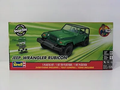 2006 JEEP WRANGLER RUBICON 1:25 Scale Plastic Snap Tite Model Kit By Revell NEW! • $23.99