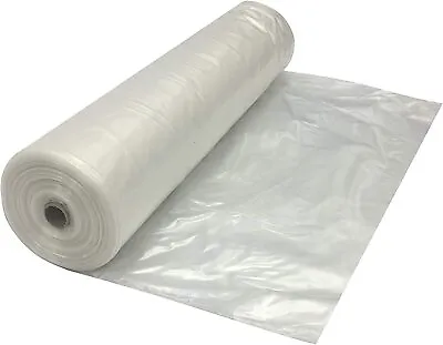 Poly Cover - 10 Mil Clear Plastic Sheeting • $286.98