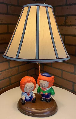 Vintage Mid Century Danish Modern Raggedy Ann And Andy Circa 1960s Lamp Holland • £145.96