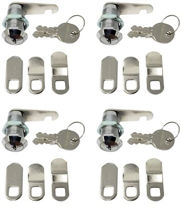 $24.99 • Buy 4x Admiral 1-1/8 Inch RV Compartment Door Cam Lock Camper Storage Door NOT CH751