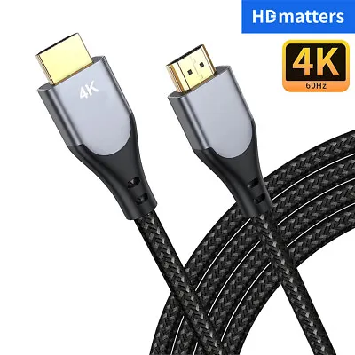 2M HDMI Cable 4K@60Hz HDMI 2.0 Male To Male High Speed HDR For PC Roku TV XBOX • $9.99