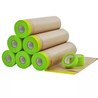 Paint Masking Paper -Unfold 18 Inch X 50 Feet Tape And Drape Painters Paper Mas • $47.74