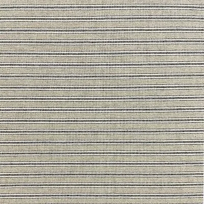 Yale Ticking Stripe Linen Fabric Charcoal | Double Width 280cm Wide | Curtains • £1.79