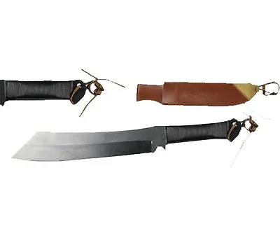 RAMBO 4  COMBAT Knife 28.5cm Blade Sheath Camping Tactical Pig Outdoor Army Bowi • $69.95