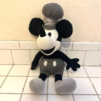 Disney Steamboat Willie Mickey Mouse Retro Plush • $12