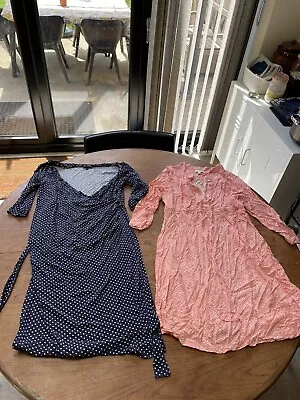 £0.99 • Buy Maternity Dress Bundle 3/4 Sleeves Medium 12 Papaya Gap